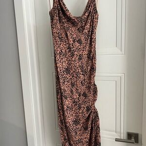 Lovestitch Leopard Print Sleeveless Dress